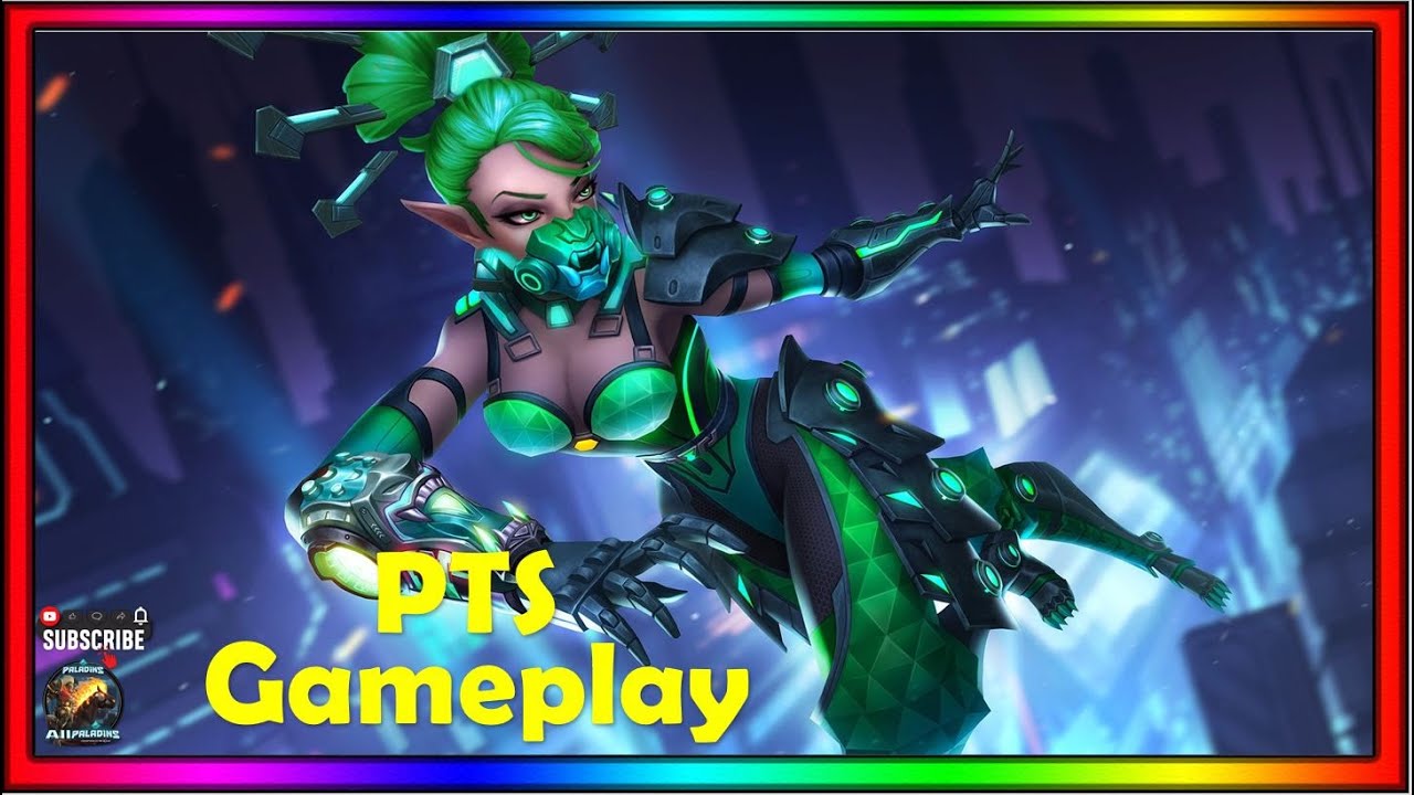 Paladins 5.2 Monstercat PTS - Skye New Skin VIP GG Magree Skye, Voice PTS Gameplay