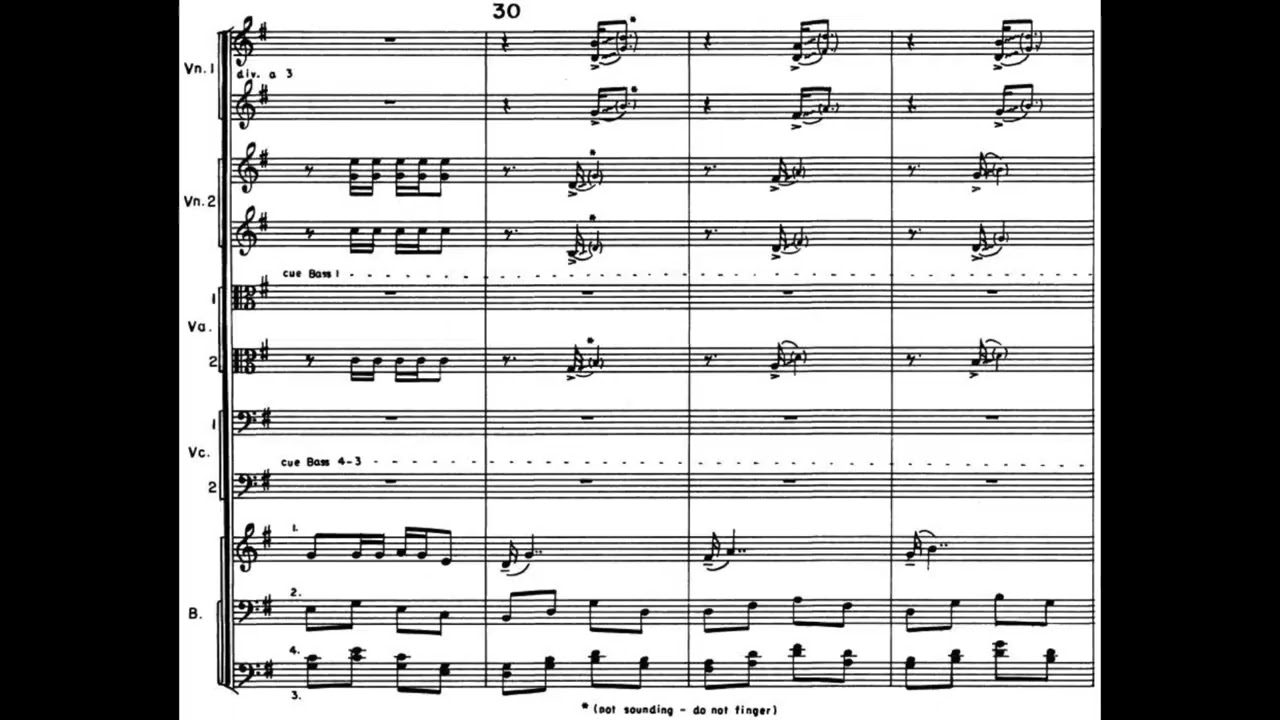 Morton Gould: Spirituals for Strings (w. Score)