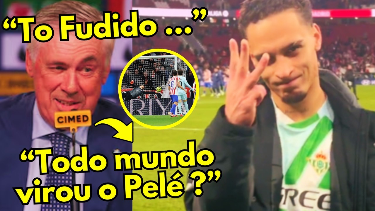 😂 ANTONY METE GOLAÇO NO BETIS… E AGORA, ANCELOTTI VAI CONVOCAR? A BRIGA ESQUENTOU!