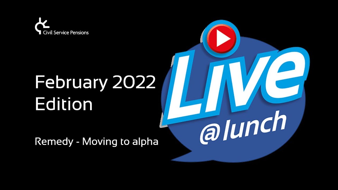 Live@Lunch: February 2022 Edition - 2015 Remedy & moving to alpha