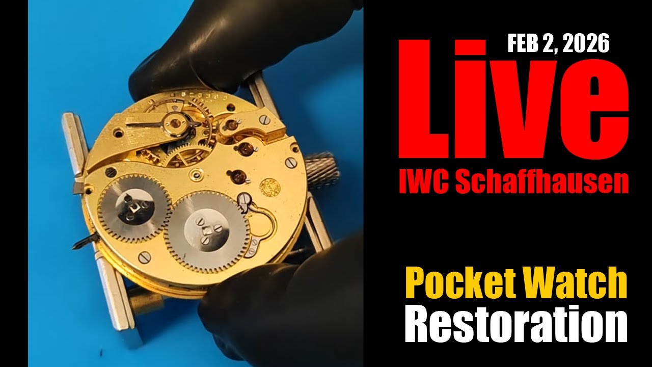 Restoration IWC Schaffhausen pocket watch - Disassembly