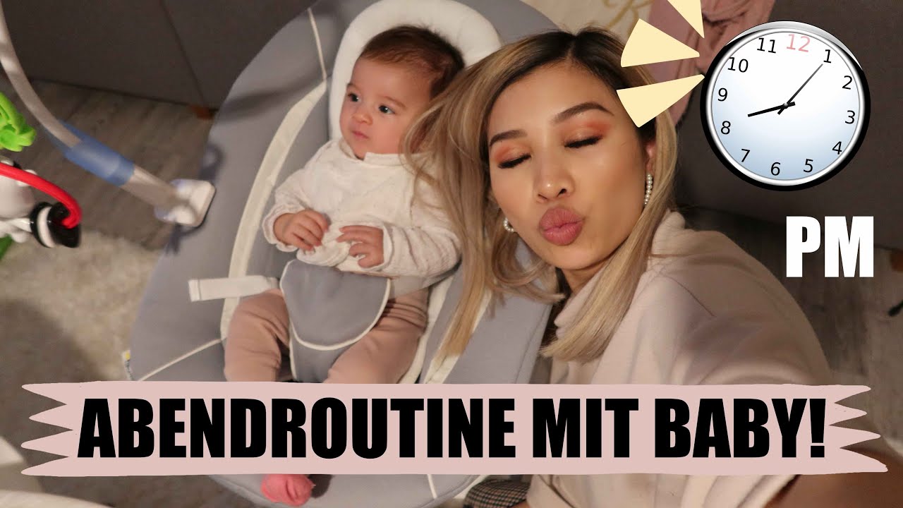 ABENDROUTINE mit Baby! l 3 Monate l #DailyKisu