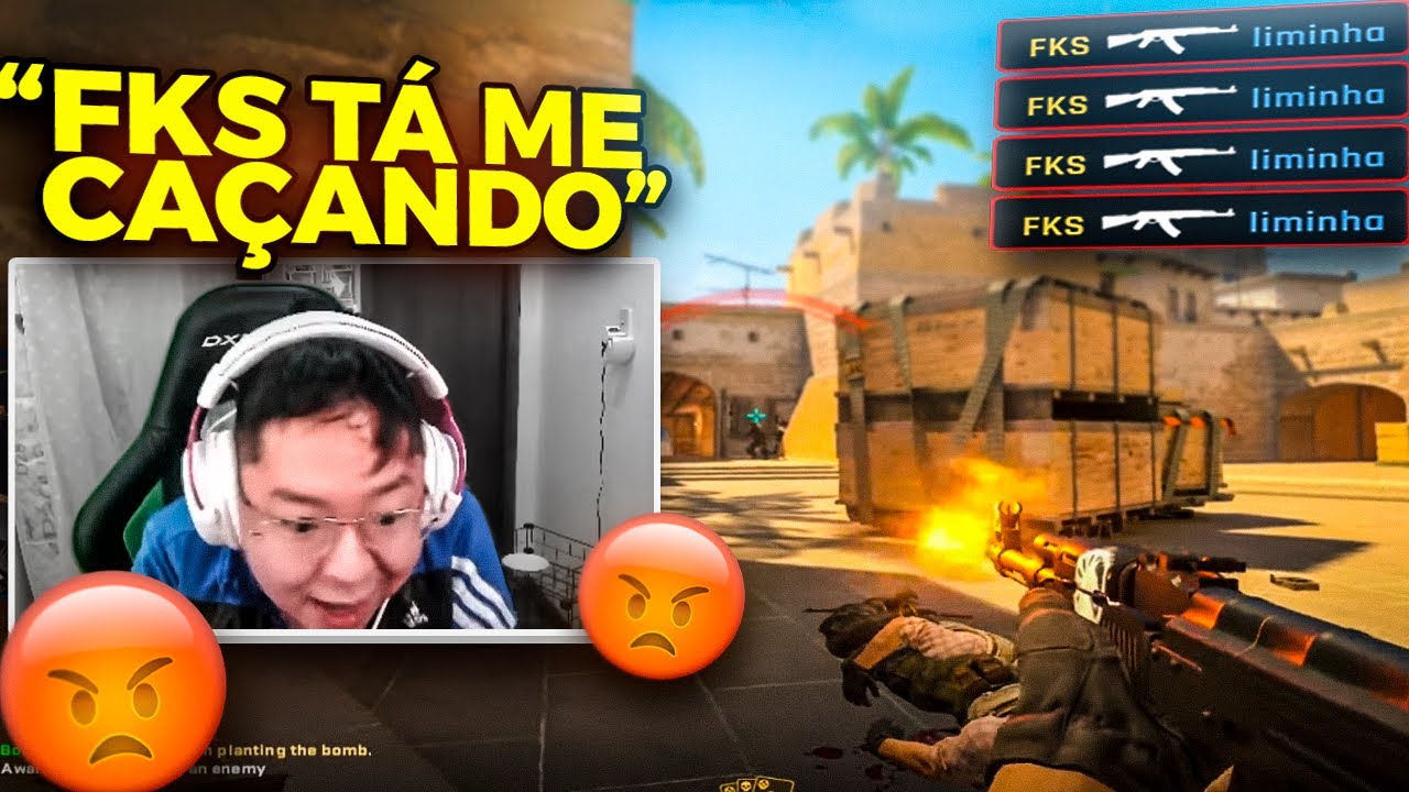 O dia que eu TILTEI o LIMINHA no CS 🤣