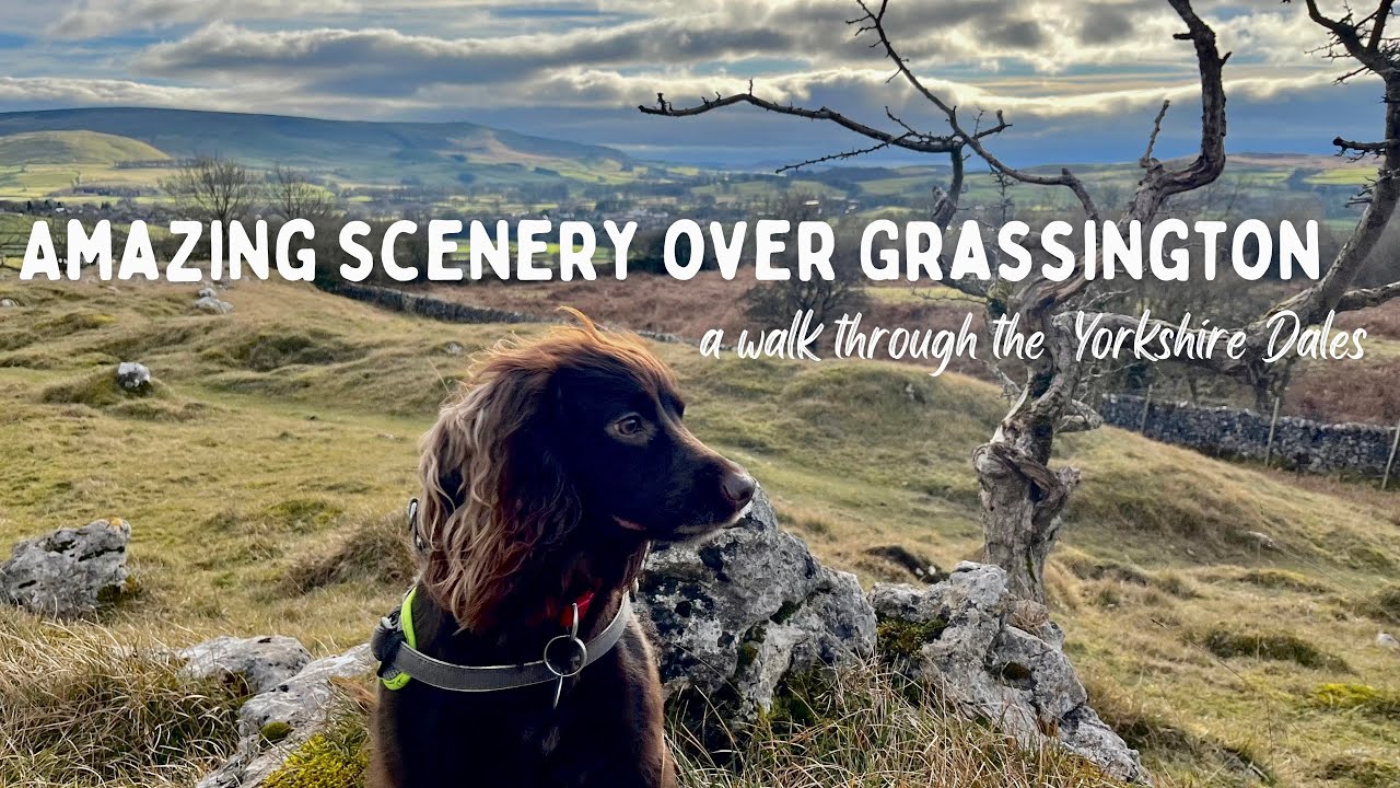 Stunning scenery over the village of Grassington | Yorkshire | English Countryside | Walk with Me
