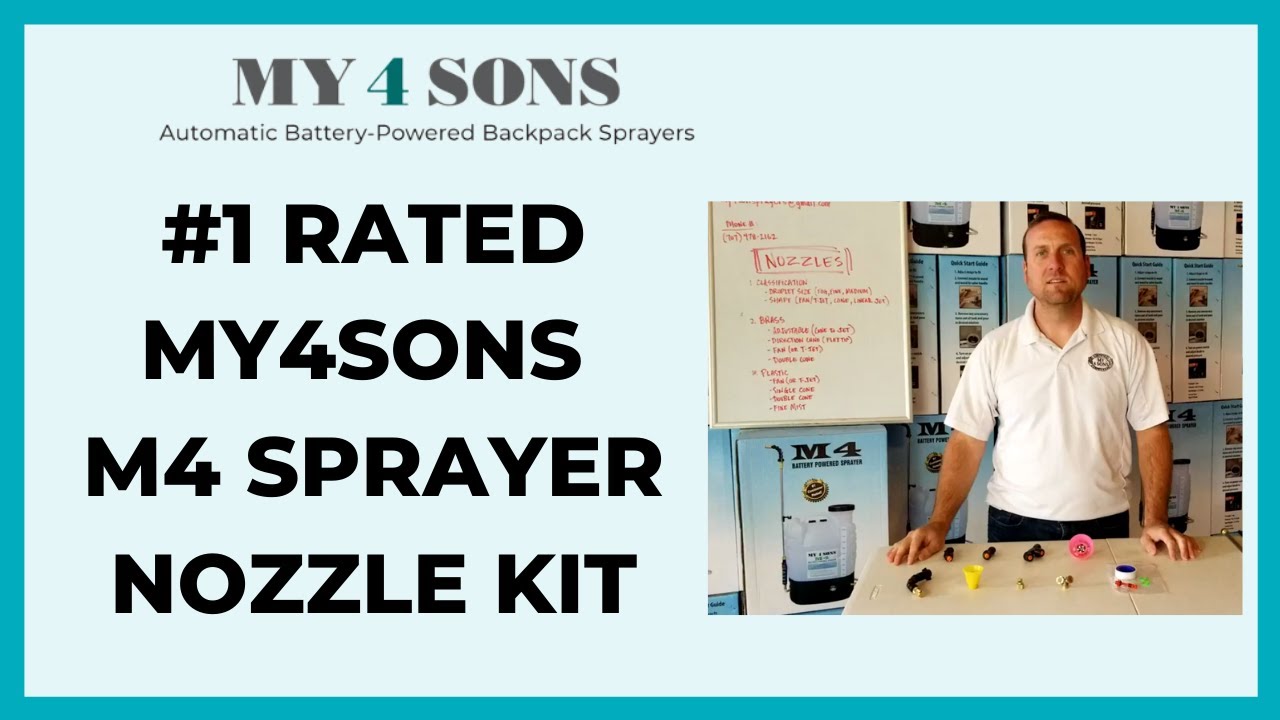 #1 RATED MY4SONS M4 SPRAYER NOZZLE KIT