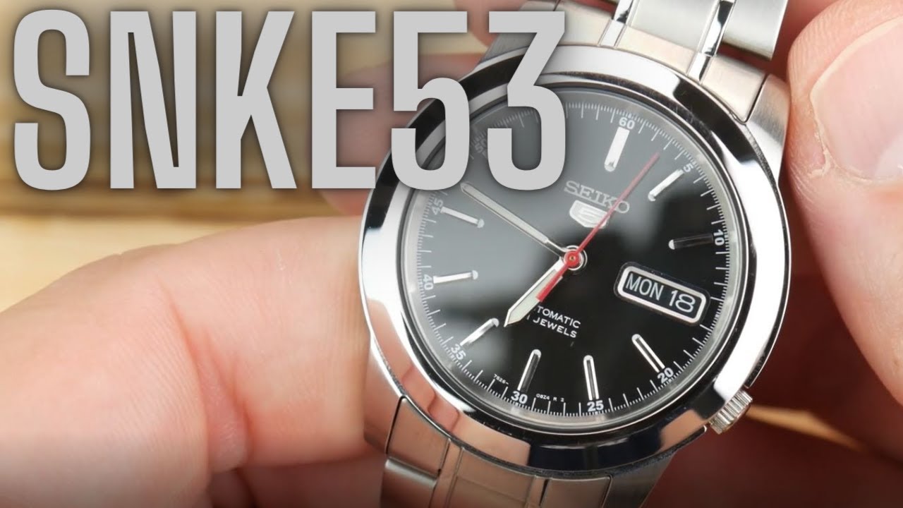 The Best Seiko For $100 I  A Quick Look at the SNKE53  I  It's Bigger Than You Think !