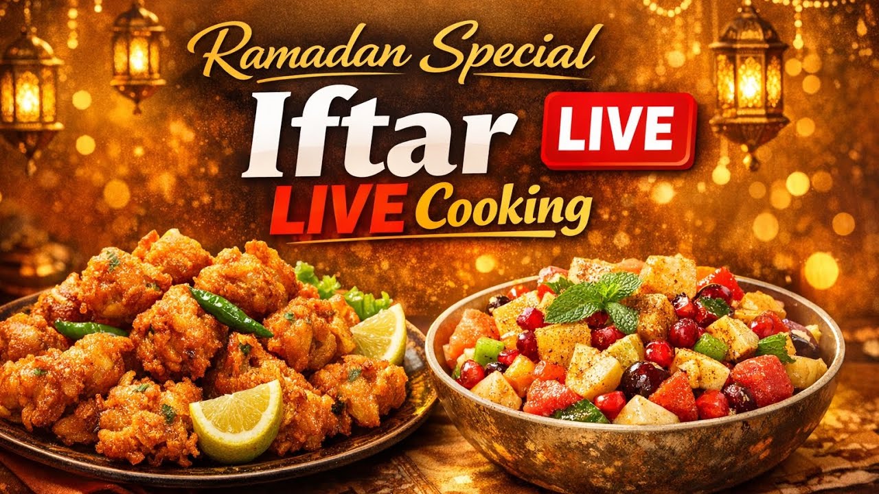 3 daal k bhajiye (fitters) -Ramadan live cooking 🧑‍🍳