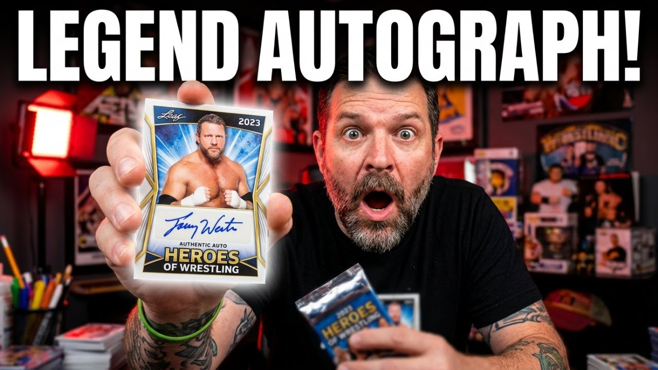 Leaf 2023 Heroes of Wrestling Card Break!  Guaranteed Auto! | Wrestlestop SideQuest