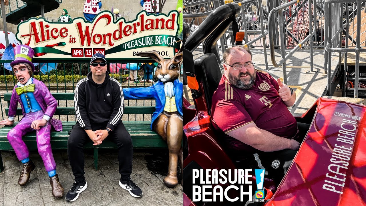 Видеоблог о соревновании на американских горках в парке развлечений Blackpool Pleasure Beach | Ап...