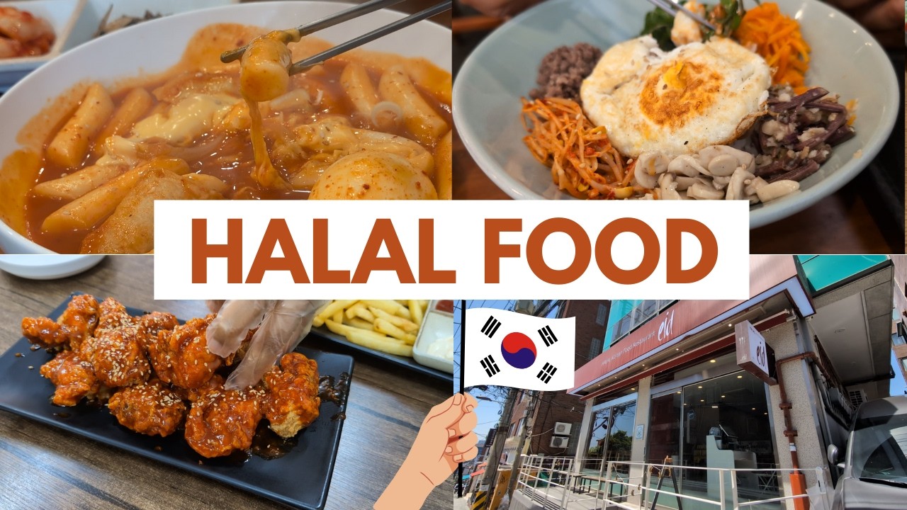 Eating only HALAL Food in Korea 🇰🇷 | trying BEST Halal restaurant, Korean fried chicken, Indian food