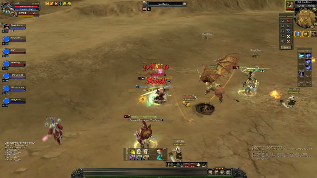 Silkroad Online TR Server: Patara Hawk vs MadTurks