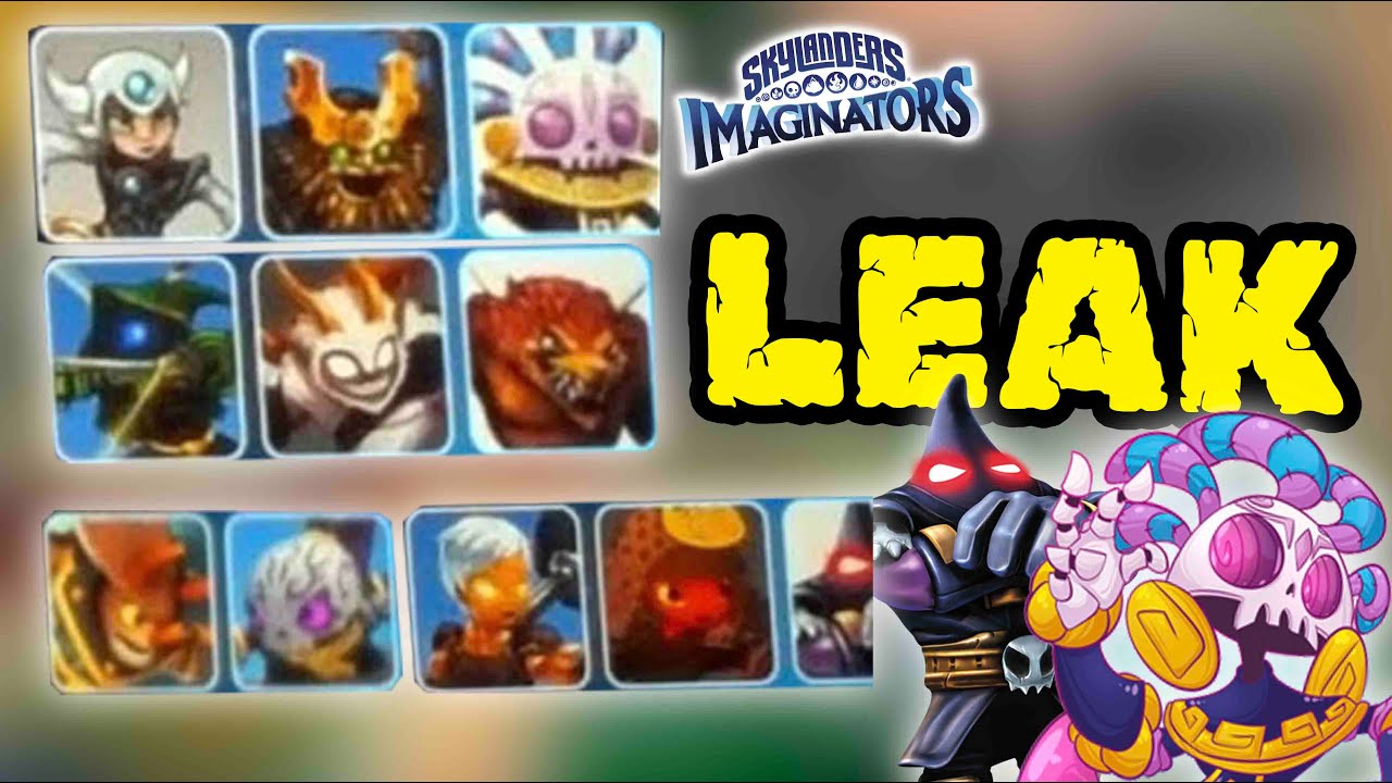 HUGE SKYLANDERS IMAGINATORS LEAK! NEW SENSEIS! Playable Eon!? Bad Juju And Hoodsickle Confirmed!