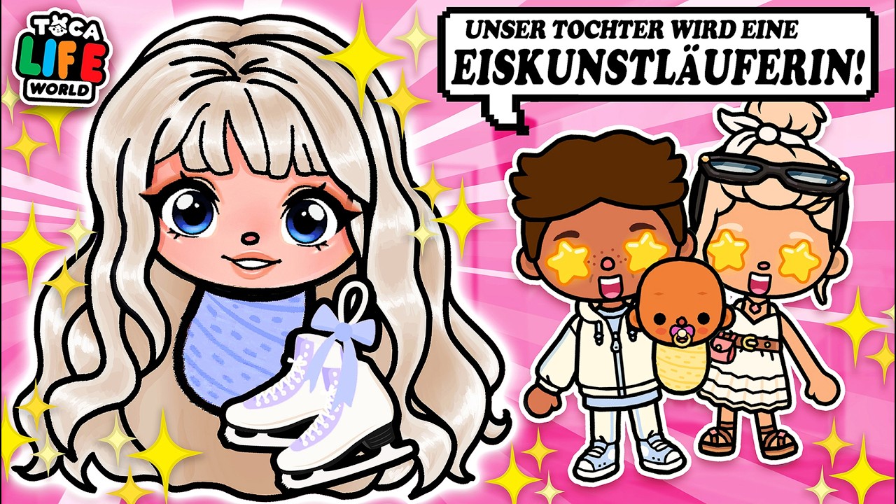 GEBOREN AUF DEM EIS ❄️ Teil 1 ⛸️ DIE EISLÄUFERIN ❄️ DEUTSCHE TOCA BOCA STORY