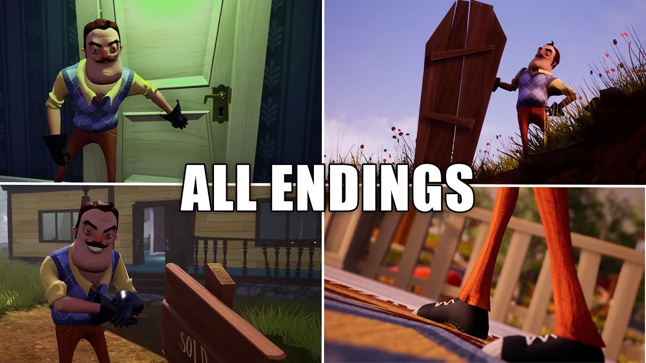 Hello Neighbor All Endings - Alphas Relocked
