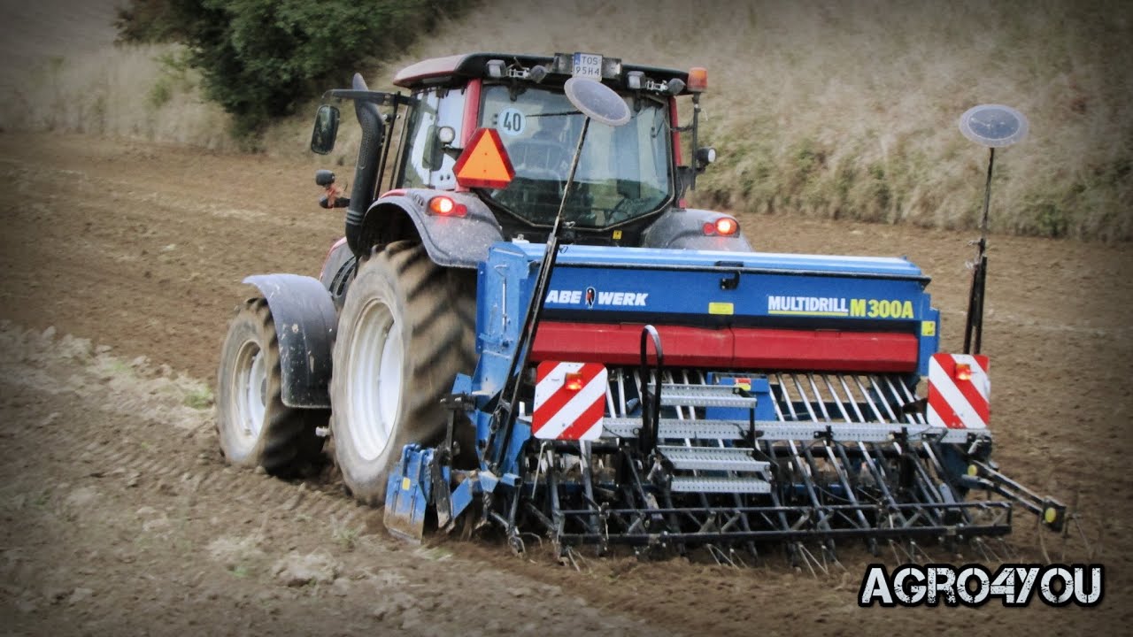 Siew Pszenżyta 2015 [GoPro4] Valtra T133 HiTech & Rabe Werk MultiDrill M300A ☆ AGRO4YOU