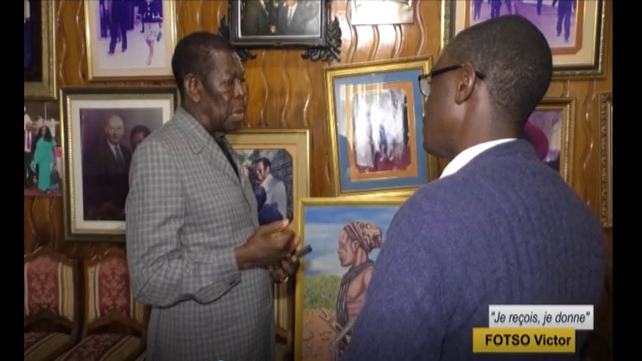 ENTRETIEN DE STEVE TCHIEGA EKE MBENGUE AVEC FOTSO VICTOR JE RECOIS  JE DONNE