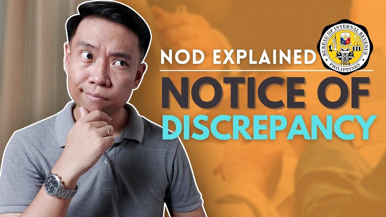 BIR Notice of Discrepancy (NOD) in the Assessment Process