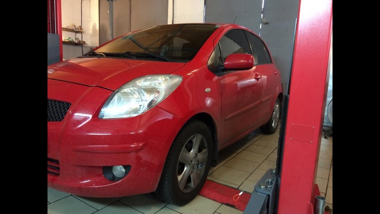 Как поменять масло Toyota Yaris