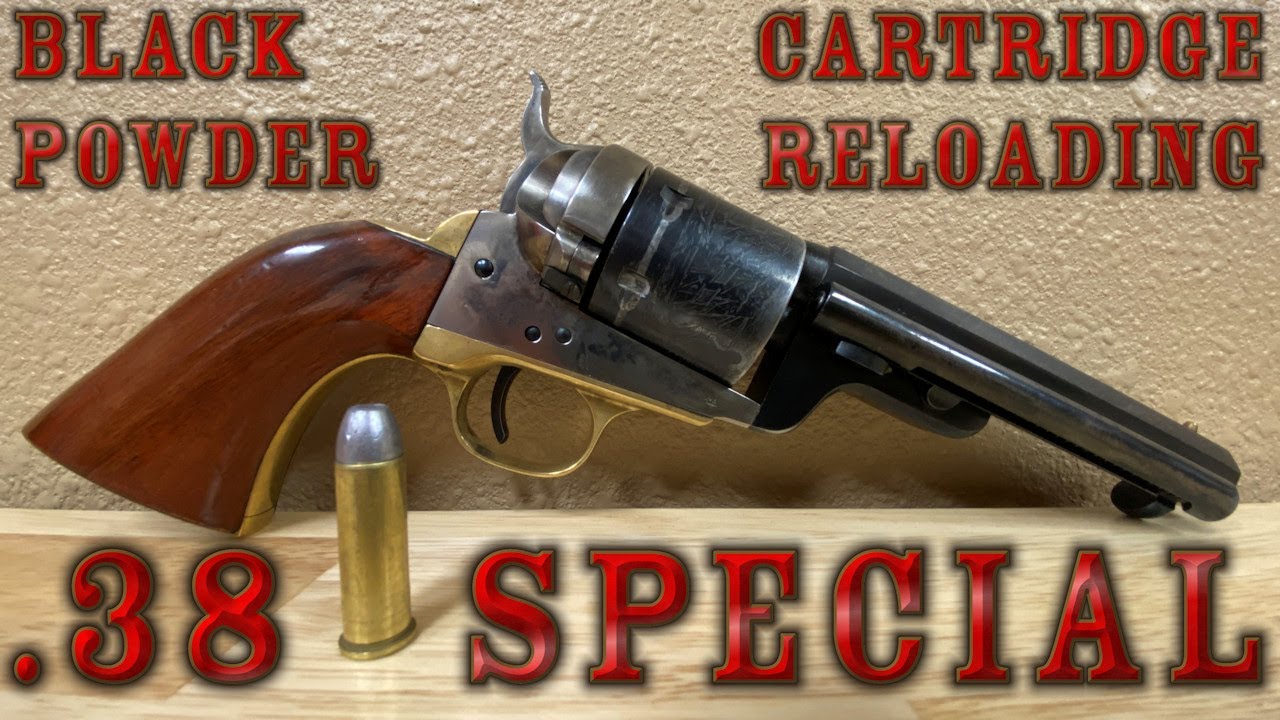 BLACK POWDER .38 Special Loads [HOW TO Black Powder Cartridge Loading / Reloading]