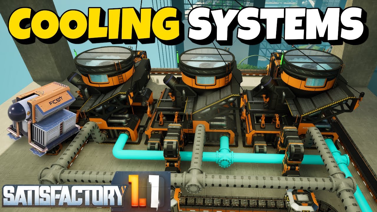 Cooling Systems & Heat Sink Factory: Satisfactory Beginner’s Guide Ep.17