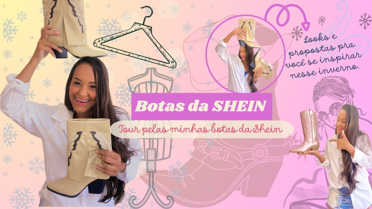 Botas SHEIN|Tour pelas botas mais lindas da SHEIN, looks pra vc se inspirar nesse inverno.