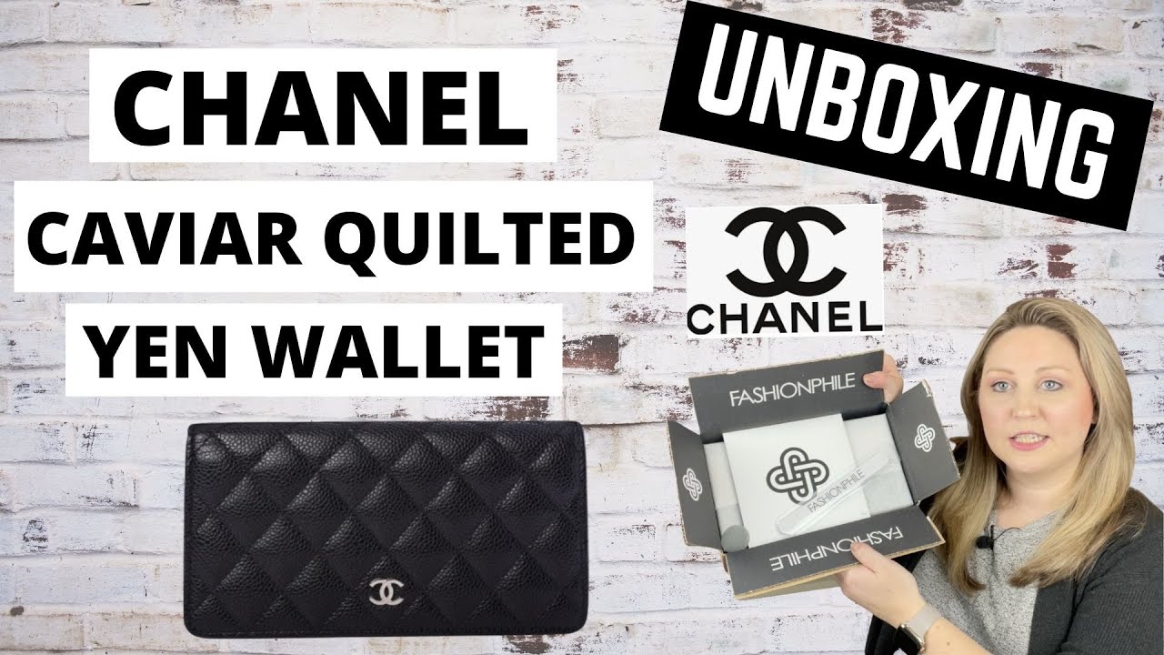 FASHIONPHILE Chanel Yen Wallet *Unboxing*/ MY FIRST CHANEL PIECE!!