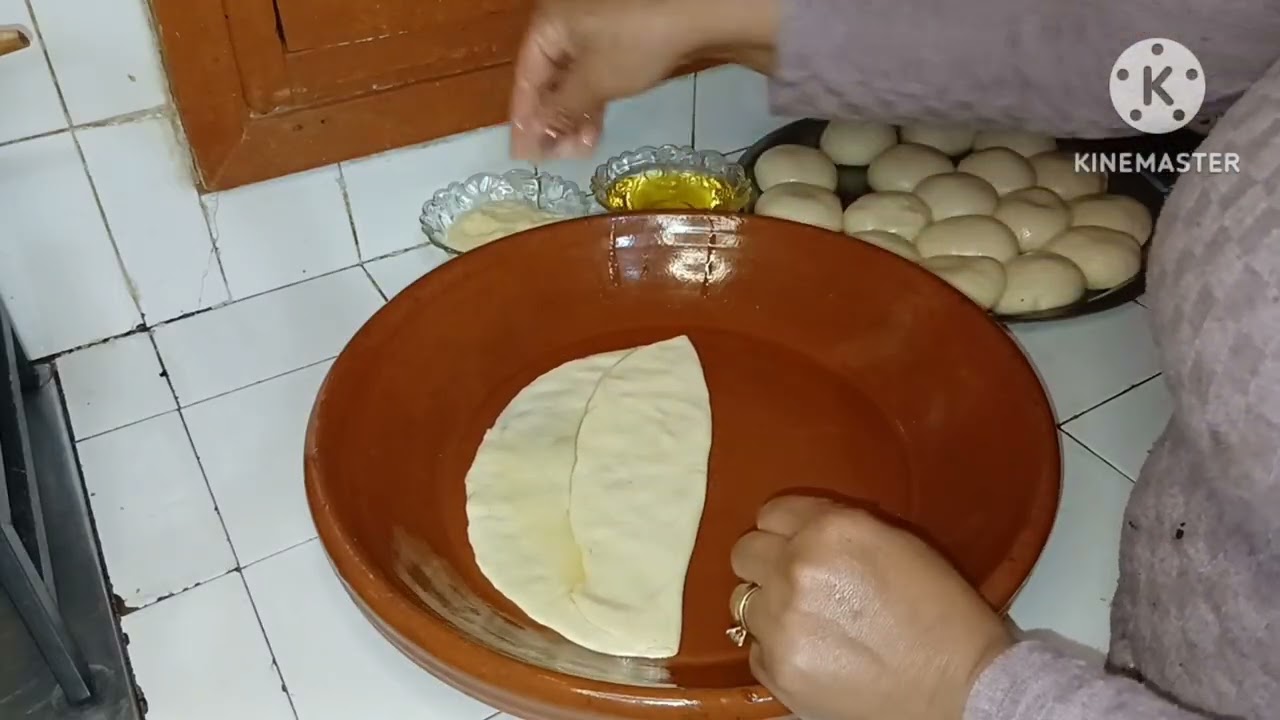 مسمن مورق ومقرمش بالزيت فقط وبدون زبدة! النتيجة غتصدمك.😋