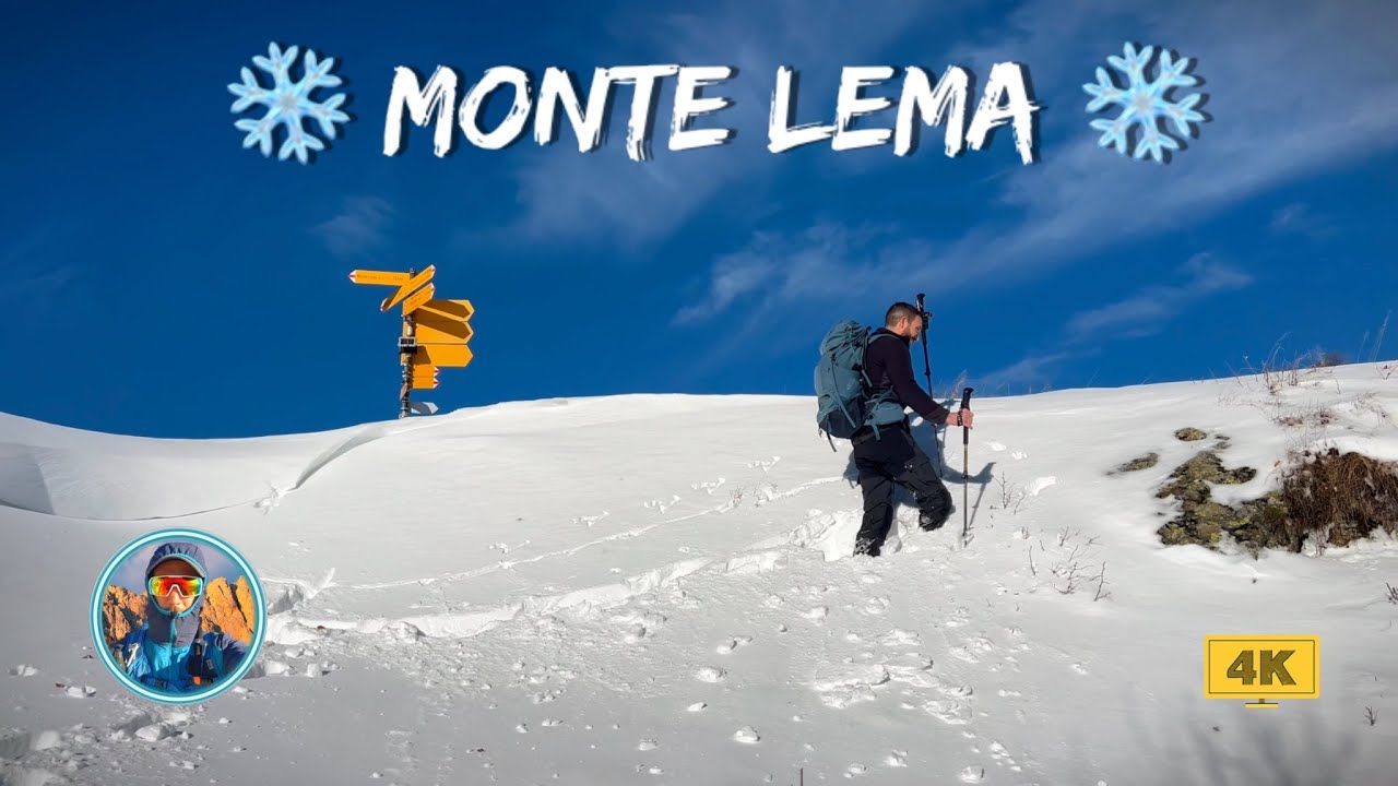 Trekking  al Monte Lema da Miglieglia in Swiss