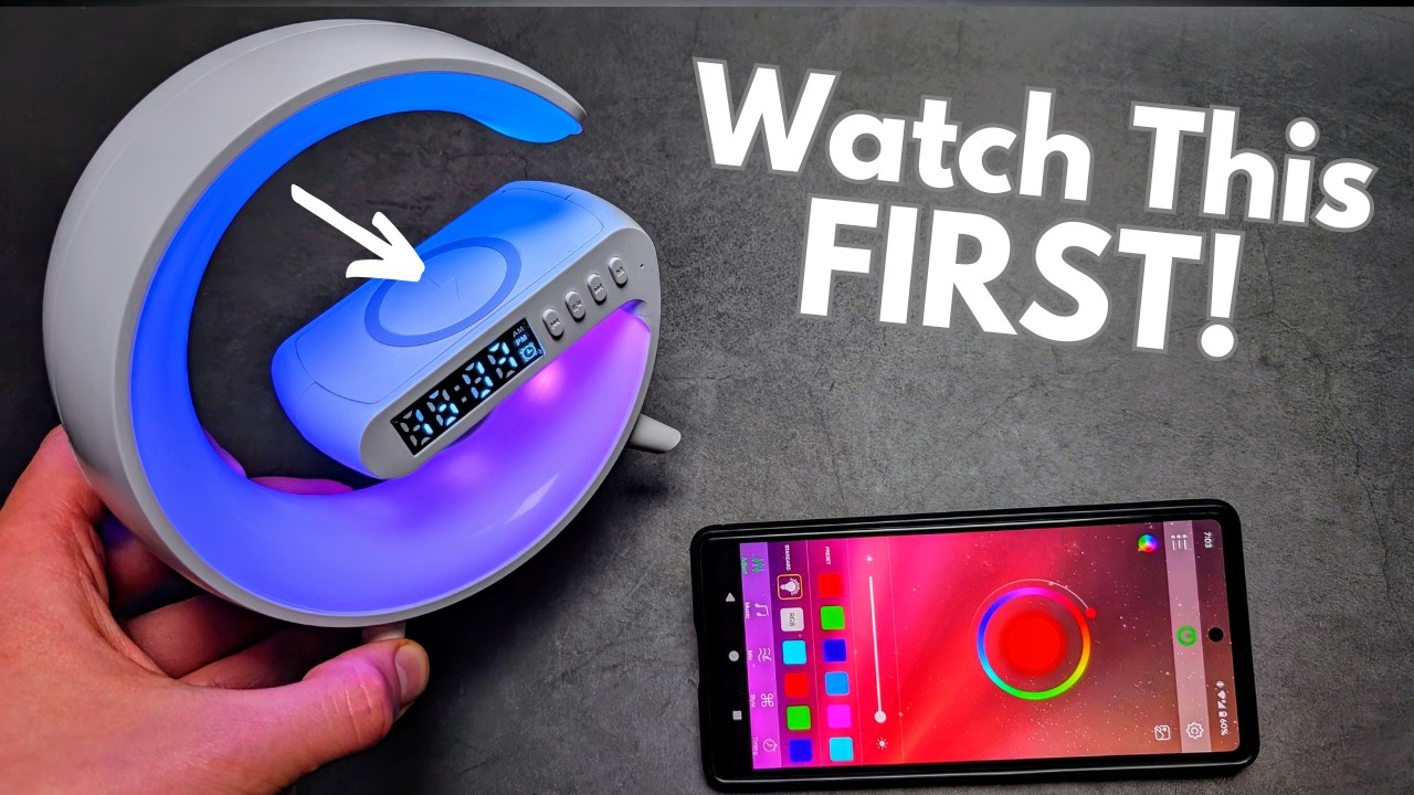 G Smart Light TIPS & TRICKS ( How to Use it ) Sound Machine G63 Speaker Light & Wireless Charger