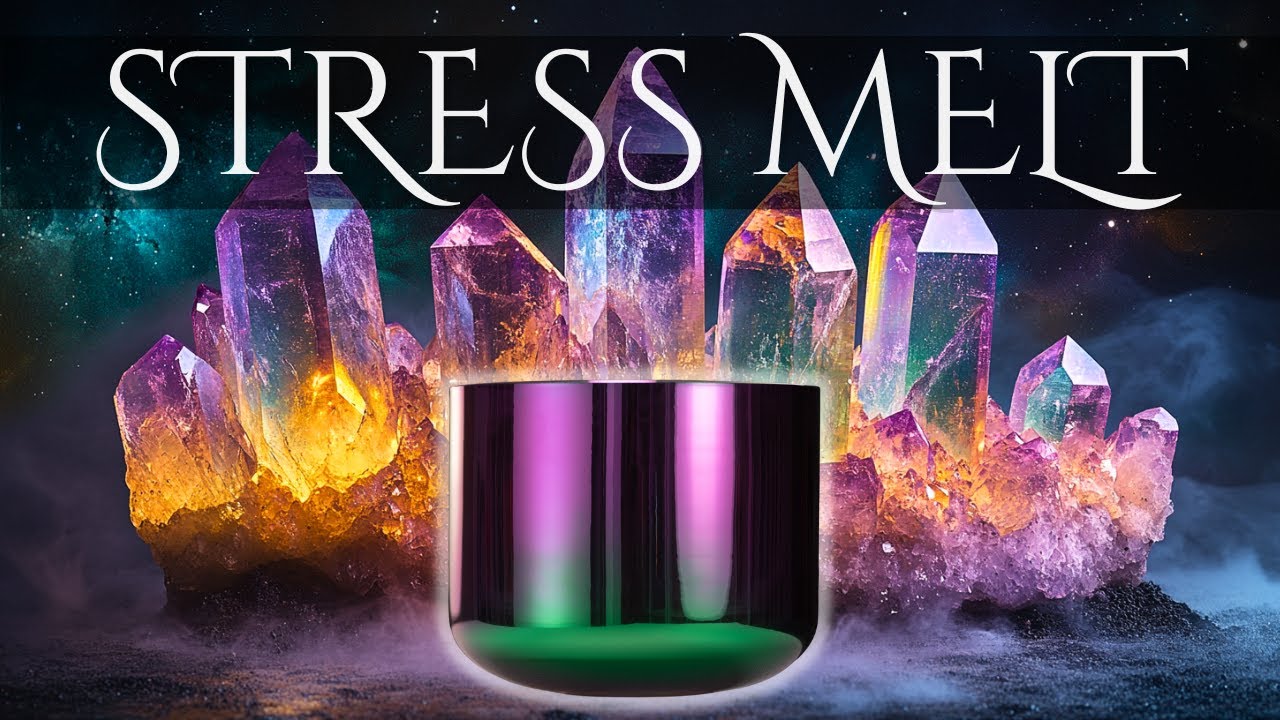 Resonant Relaxation | Celestial Rainbow Crystal Bowl in F#