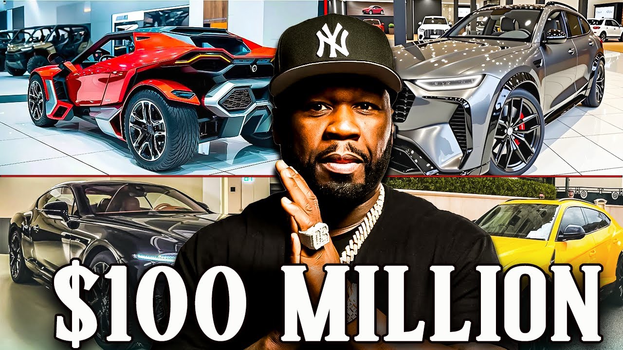 Коллекция автомобилей 50 Cent стоимостью 100 000 000 долларов — от пулевых ранений до Bugatti.