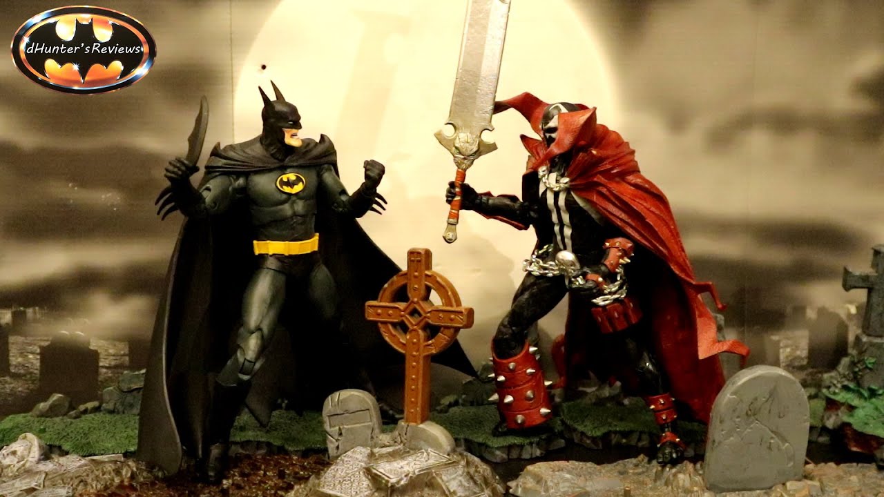 McFarlane DC Multiverse Batman & Spawn 2 Pack Action Figure Review & Comparison