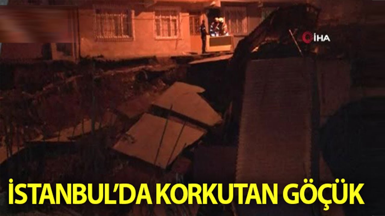 Esenler’de Bina İnşaatının Bulunduğu Sokağın Zemininde Kayma Meydana Geldi