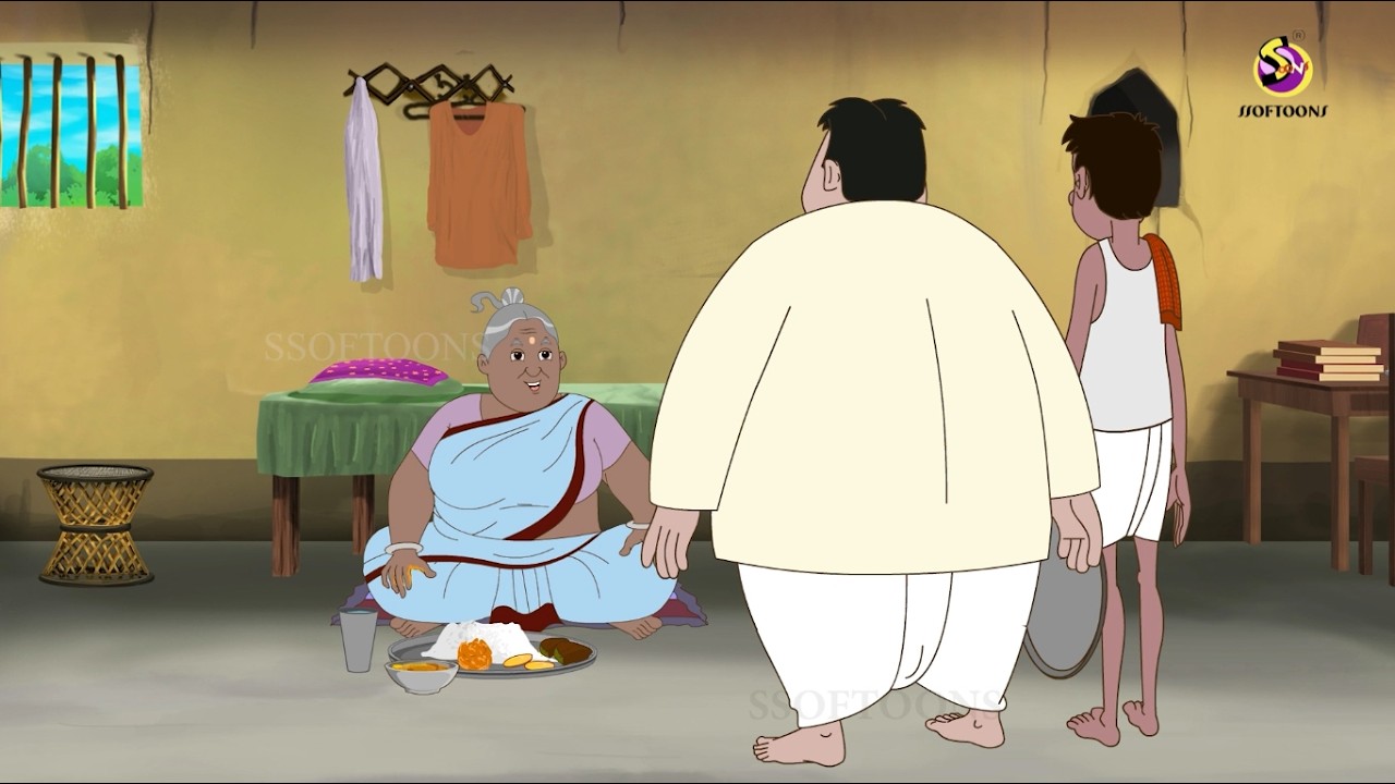 Buddhur Jadrel Shasuri Part 2 || Buddhu Comedy || Bengali Funny Cartoon ||  Ssoftoons