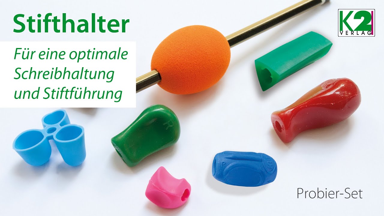 Schreibhilfen, Stifthalter - für eine optimale Schreibhaltung und Stiftführung