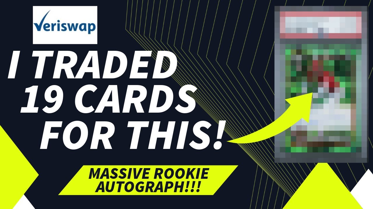 Я обменял 19 карточек PSA на этот огромный автограф новичка на VerisWap!