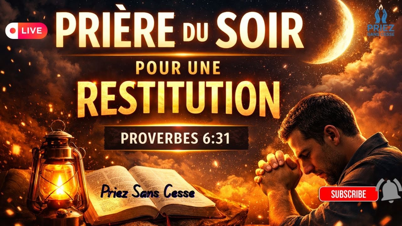 Prière du soir Renouvelle Ta Force En Dieu Dans les combats 25-02 2026