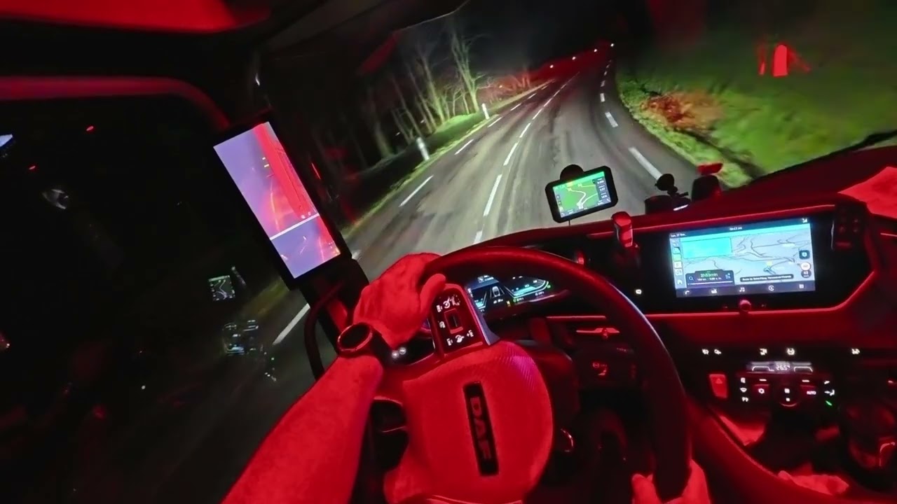 POV Truck Driving Daf XG 530 , last trip with this truck we change machine, to the Daf xg+.