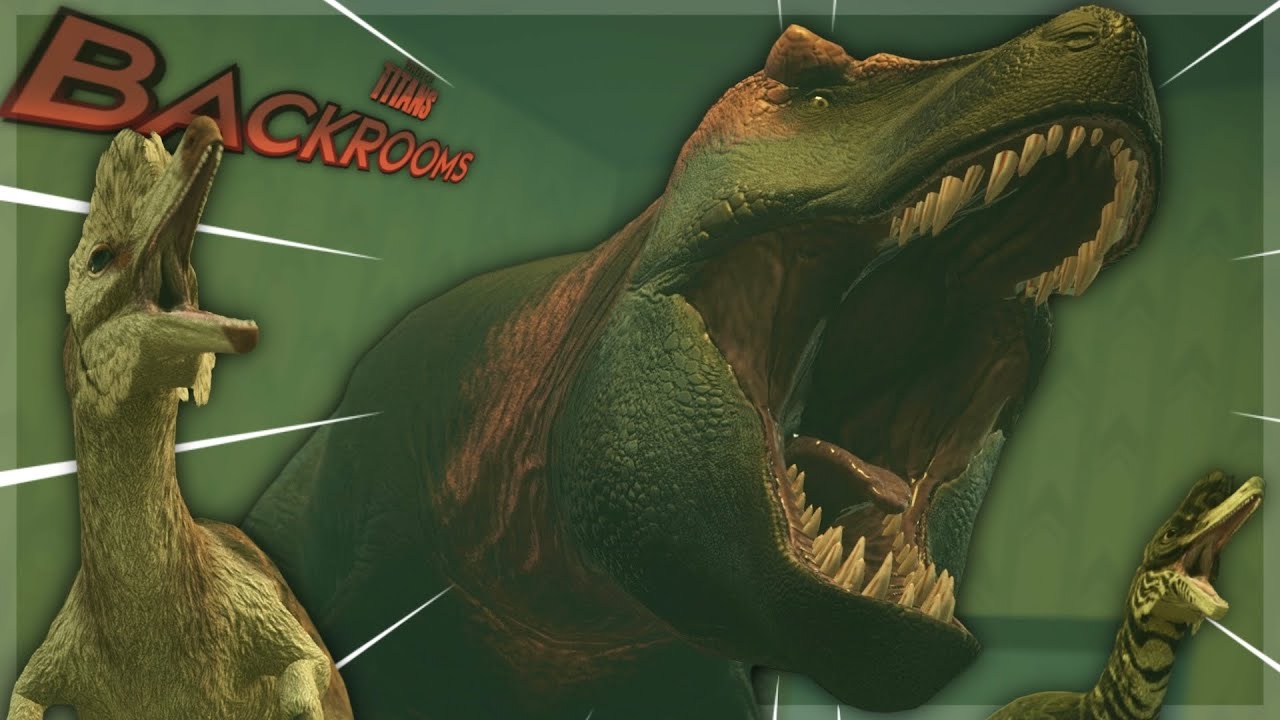 A T-REX IN THE BACKROOMS!! || Path of Titans