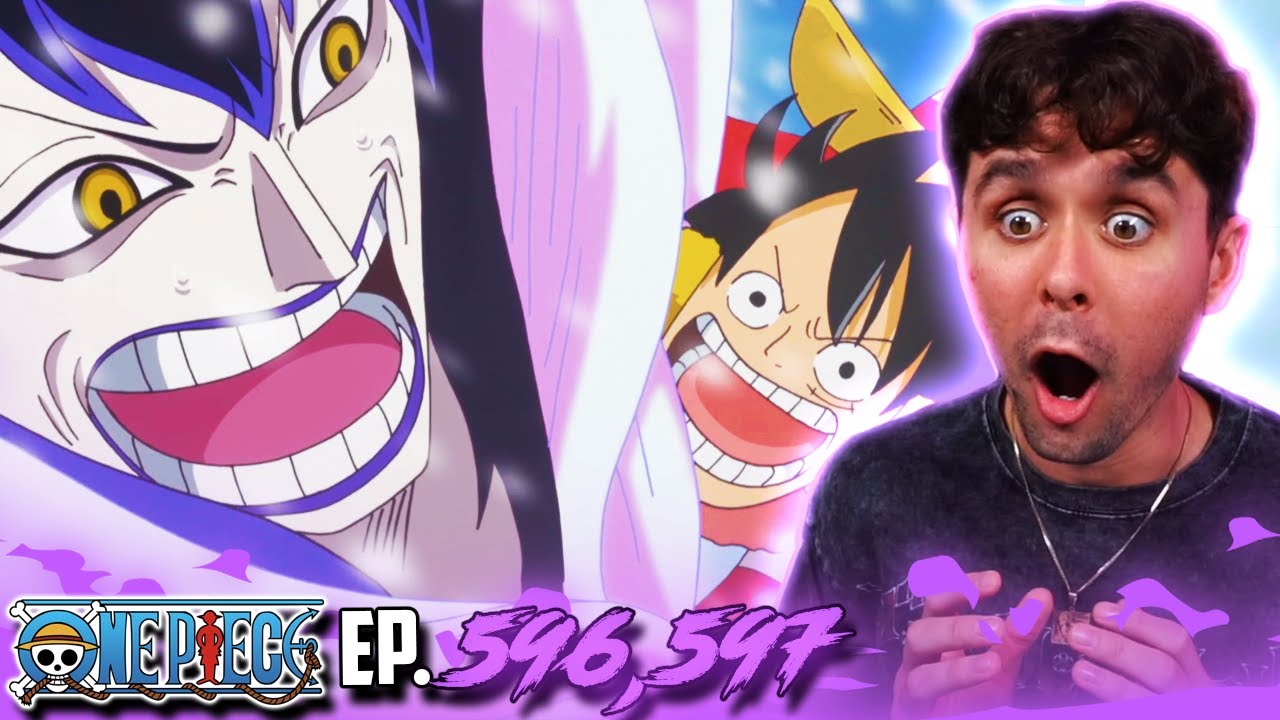 LUFFY VS CEASAR!!! | One Piece Episode 596 and 597 REACTION!