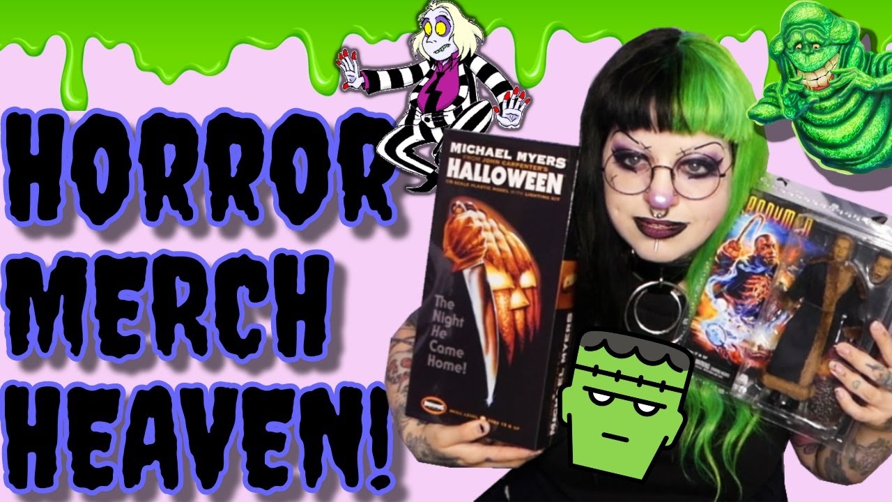 Horror Merch Unboxing *BLEADING MARVELOUS* GIVEAWAY // Emily Boo
