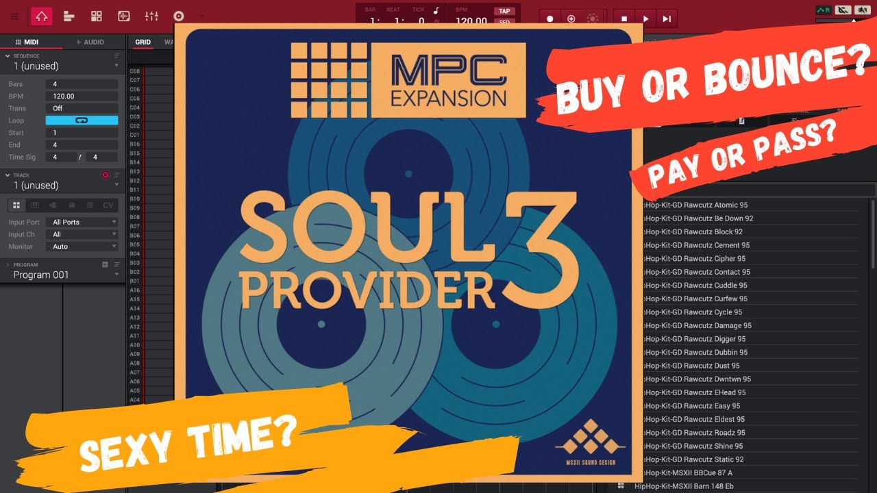 Soul Provider 3 MPC Expansion Full Listen