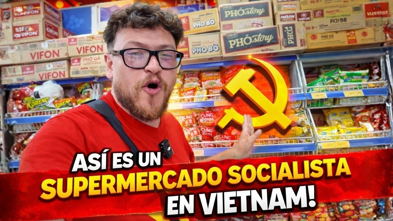 Así es un SUPERMERCADO en VIETNAM