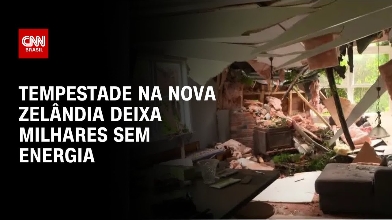 Nova Zelândia: Tempestade atrapalha transporte e deixa milhares sem energia | CNN NOVO DIA