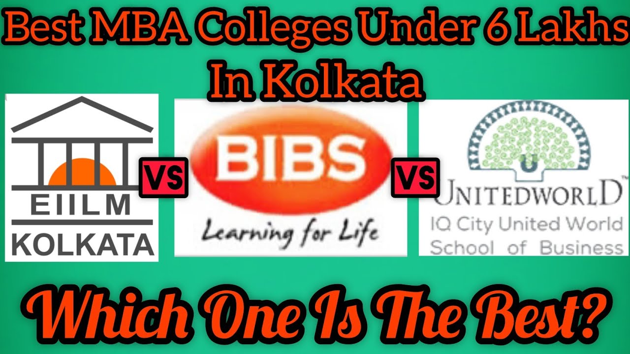 Best MBA Institute In Kolkata Around 6 Lakh Fees | EIILM VS BIBS VS United World Which One Is Best?