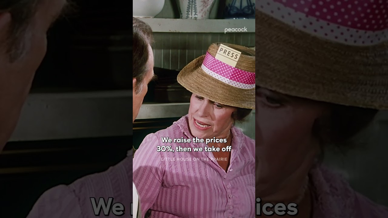 jacking up prices since the 1800&rsquo;s... #LittleHouseOnThePrairie #HarrietOleson #Classic #Shorts