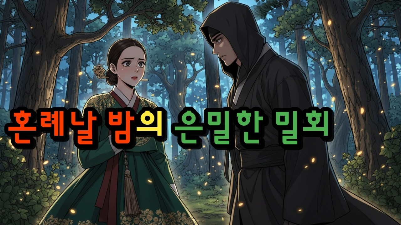 혼례날 밤의 은밀한 밀회