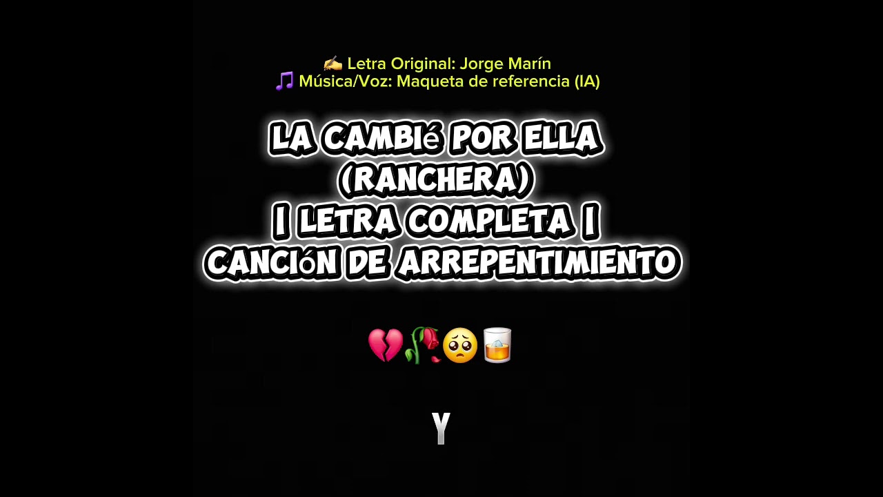 Jorge Marín - La Cambié Por Ella (Video Oficial): | Música Popular 2026