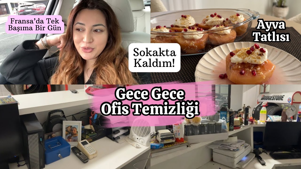 SOKAKTA KALDIM 🙈 Emrah’sız Bir Gün | Ayva Tatlısı | Gece Gece Ofis Temizliği 🧹