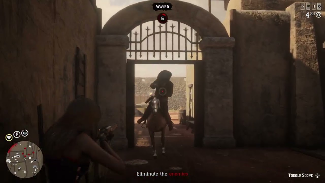 Red Dead Redemption 2 Mia Call of arms Fort Mencer